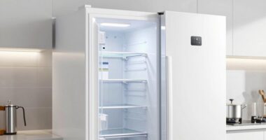 top frost free upright freezers