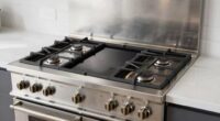 top gas ranges with griddles