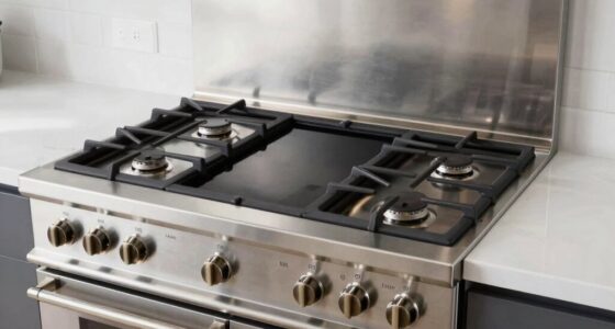 top gas ranges with griddles