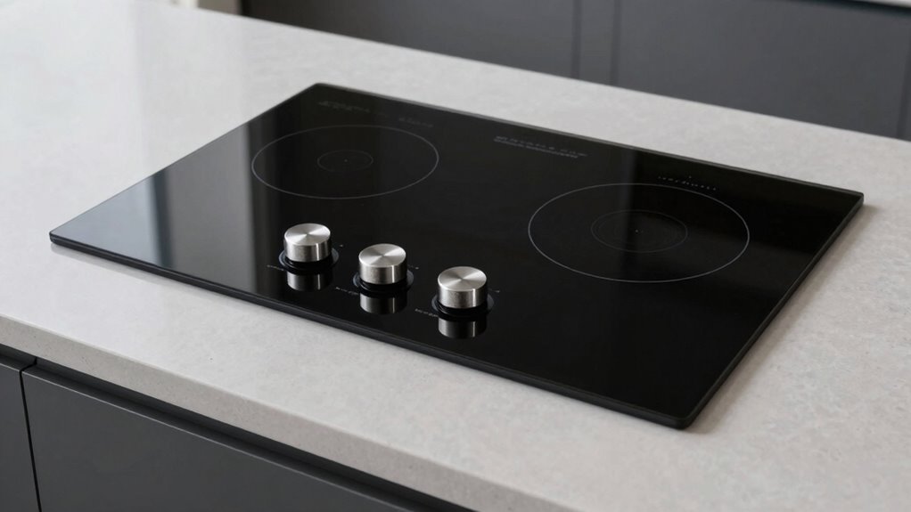 top induction cooktops with controls
