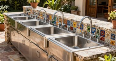 top outdoor kitchen sink ideas