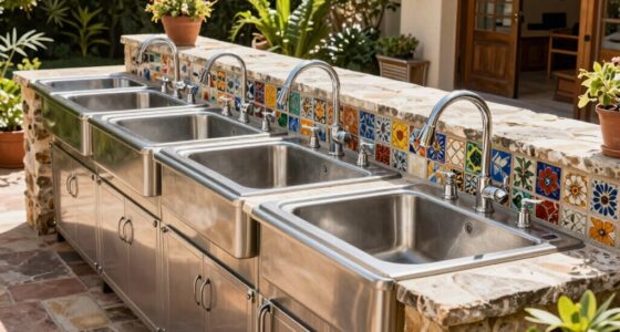 top outdoor kitchen sink ideas