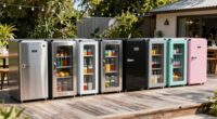 top outdoor mini fridges