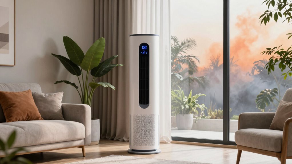 wildfire air purifier factors
