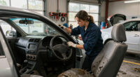 Flood-damaged cars arrive at Atlanta auto repair shops
