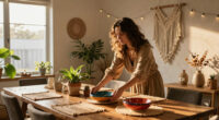 She Made a Few Boho Swaps, and Now the Dining Room Feels More Like Her