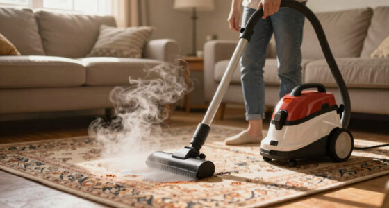 This Heavy-Duty Steam Cleaner Made My 10-Year-Old Rug Look New (I Had No Idea It Was So Gross!)