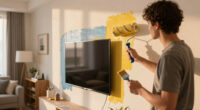 Before & After: This Clever Wall Transformation Cost Way Less Than A New TV