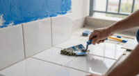 Before And After: IKEA Tiles And A Bright Blue Paint Made This Balcony Unrecognizable
