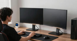 How I Created A Cleaner Gaming Setup By Hiding Lights In Plain Sight