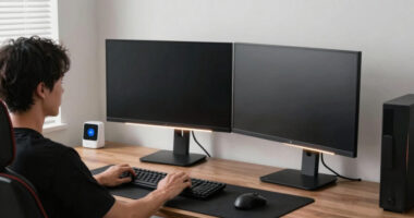 How I Created A Cleaner Gaming Setup By Hiding Lights In Plain Sight