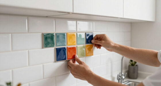 A Builder-Grade Kitchen Gets A Pop Of Color With An Easy Backsplash Upgrade