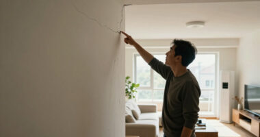Hanoi Investigates Homeland Apartment Building Over Structural Cracks
