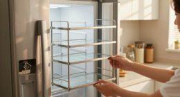 She Put A 5-Tier Bookshelf On Her Fridge, And It Created Storage Out Of Thin Air