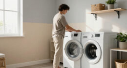 You’d Never Expect To See Ombré Walls In A Laundry Room — But It Works