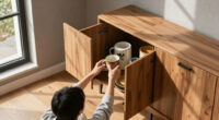 A Wall Of Cabinets Did More Than Add Storage To This Living Room