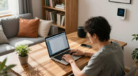 Her Home Office Is In An Unexpected Location — Now It's Clutter-Free