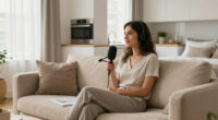 Podcaster Amanda Hirsch’s NYC Apartment Feels Like A Quiet, Hotel-Like Escape From The City