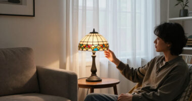 T.J. Maxx Is Selling Out Of This Tiffany-Inspired Accent Lamp
