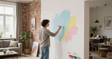 This Artist-Designer Transformed A Plain 1927 Rental With Paint, Art, And DIYs