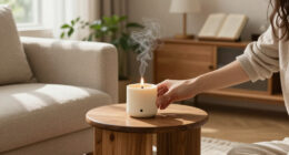 This Clever Diffuser Looks Just Like A Scented Candle — Without The Flame Or Smoke