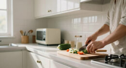 This Kitchen Was Straight Out Of The '70S Until A Cozy All-White Redo