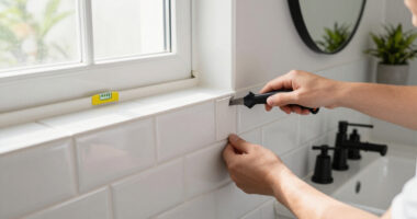 You'd Never Know This Bathroom Redo Was Renter-Friendly