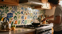Chef Yotam Ottolenghi Did It — This Backsplash Mural Trend Is A "Commitment To Joy" In Your Home, Says Interior Designers
