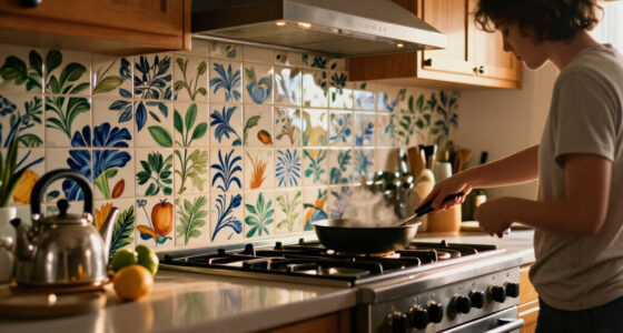 Chef Yotam Ottolenghi Did It — This Backsplash Mural Trend Is A "Commitment To Joy" In Your Home, Says Interior Designers