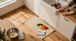 She Put A Bath Mat In Her Kitchen, And I’m Saving The Idea For The Holidays
