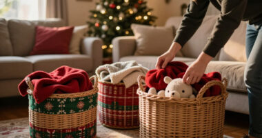 These Festive Storage Baskets Will Curb Clutter And Organise Your Home This Christmas